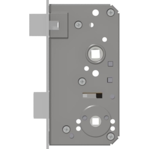 Mortise WC-lock latch protrusion 19mm complete Stainless steel | GSV-No. 3819 WC