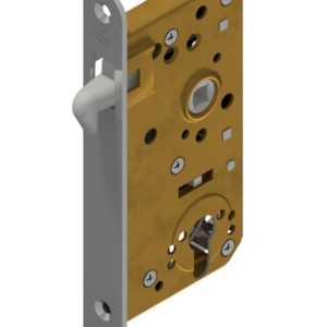 Mortise sliding door lock for cylinder Brass | GSV-No. 3201 SZ