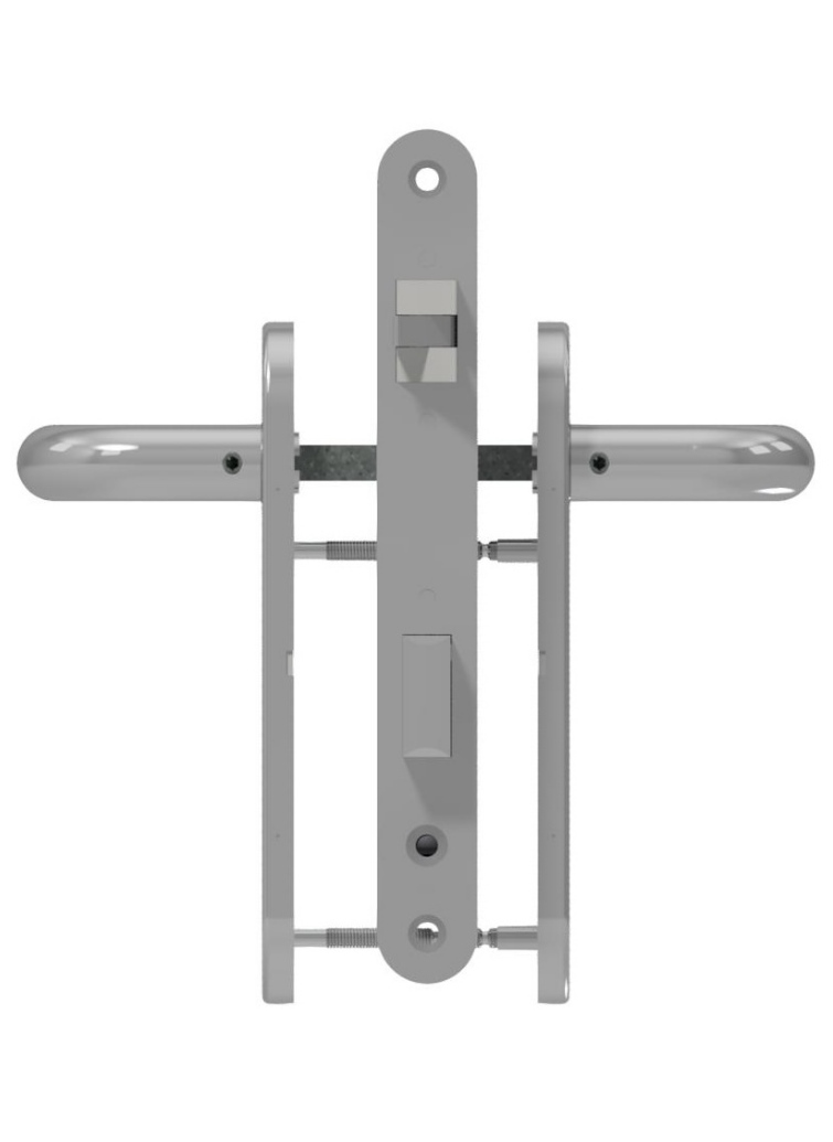 Mortise lockset complete for cylinder Stainless steel | GSV-No. 1311 GZ