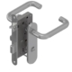 Mortise WC-lockset complete Stainless steel | GSV-No. 1311 GWC