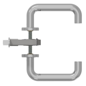 Einsteckschlossgarnitur für Zylinder Dorn 55mm / 65mm komplett Edelstahl (A2) | GSV-Nr. 1301 GZ