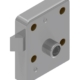 Rim latch lock small latch protrusion 16mm Stainless steel | GSV-No. 3827 F S001
