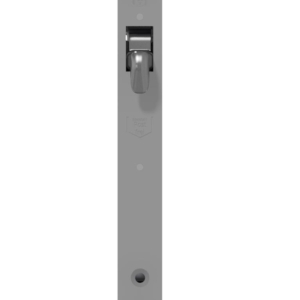 Einsteckschiebetürschloss für Zylinder komplett Edelstahl (A2) mit Dauer-Offen-Stellung Funktion | GSV-Nr. 3801 SZ D