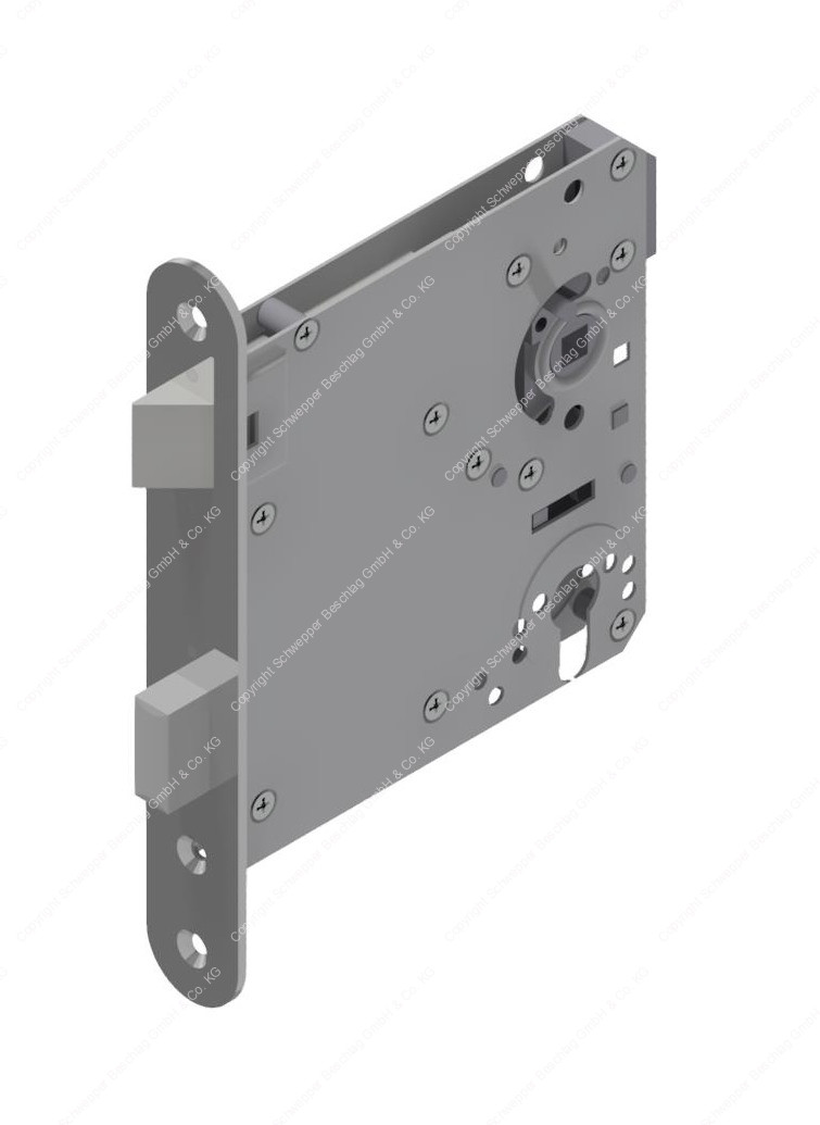 Mortise lock with rod fastening for heavy yacht doors | GSV-No. 9000 Z S004