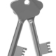 Schlüssel mit Buntbart 110mm mit Schließung | GSV-Nr. 1532 B