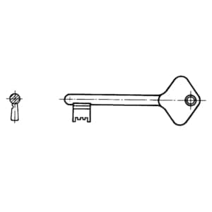 Key 110mm keyed | GSV-No. 1532 B
