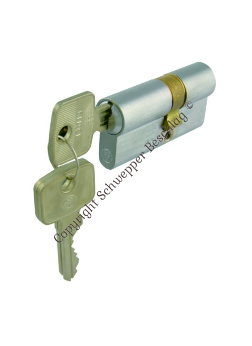 Short double cylinder seawater resistant type 60 / 26,5 Brass | GSV-No. 353