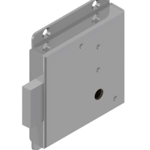 Möbelkastenschloss für Schlüssel einseitiger Riegelausschluss Messing | GSV-Nr. 3271