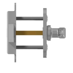 Cabinet latch 46 x 65 with thumbturn backset 25mm Brass | GSV-No. 4309