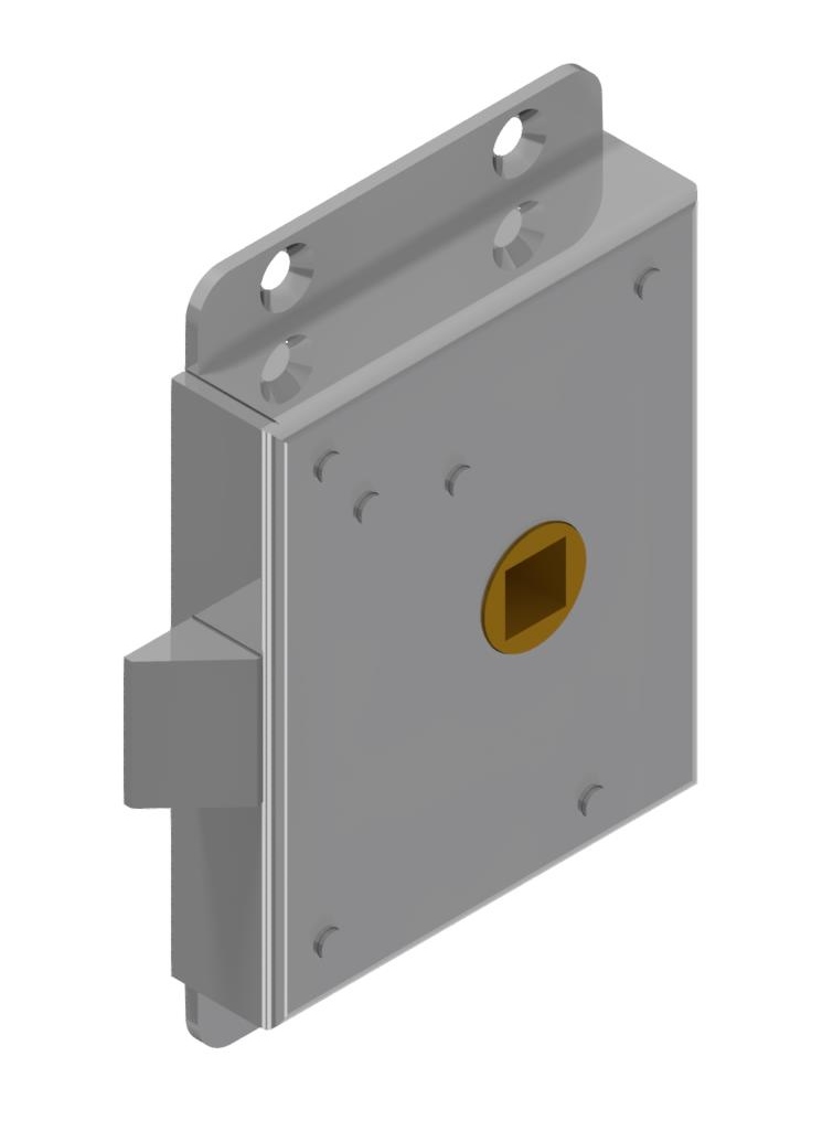 Cabinet latch without trimset Brass | GSV-No. 3709 O.B.