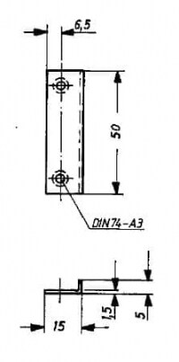 Winkelschließblech Messing | GSV-NR. 3272 C