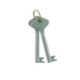 Key 70mm for cabinet lock without cut Brass | GSV-No. 3533 K