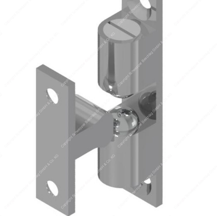 Hasp and staple 150mm rolled Steel GSVNo. 3408