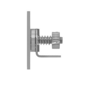 Schrankschere mit Feststellmutter | Einrastung in Längen 195 / 220 / 300 mm Messing | GSV-Nr. 2654 A