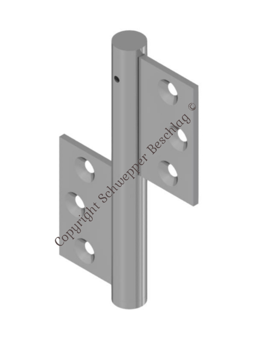 Hinge 100 x 2m Stainless steel | GSV-No. 512
