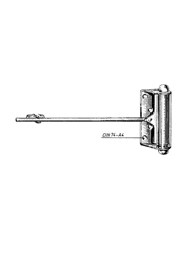Türschließer für leichte Türen Edelstahl | GSV-Nr. 3366