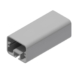 Handlaufprofil eckig Aluminium in Längen 3m oder Fixlänge per Schnittliste | GSV-Nr. 2309