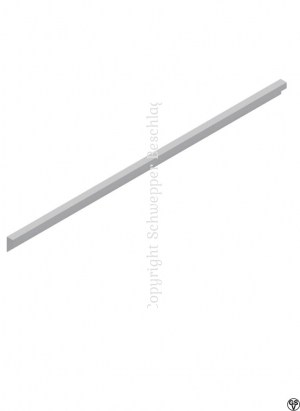 Teppichabschlußprofil Standardlänge 3m mit Anschraublöchern Aluminium | GSV-Nr. 6109