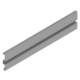 Skirting board profile Sl 3m with fixing holes for screws 100mm height Aluminium | GSV-No. 6709 A