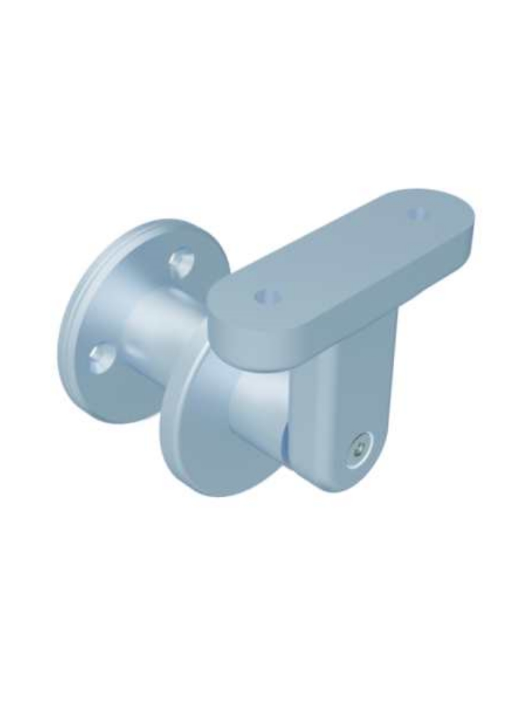 Handrail support Aluminium for screws | GSV-No. 2022