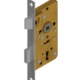 Einsteckschloss für Buntbartschlüssel Dorn 40 / 50mm Entfernung 60mm mit horizontalen Befestigungslöchern Messing | GSV-Nr. 4040