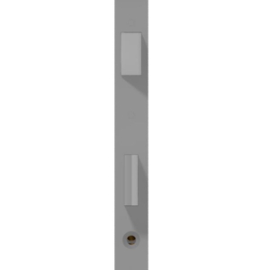 Einsteckschloss für Zylinder Dorn 40 / 50mm Entfernung 60mm mit horizontalen Befestigungslöchern Messing | GSV-Nr. 4040 Z