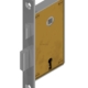 Mortise lock for skeleton key Brass | GSV-No. 968