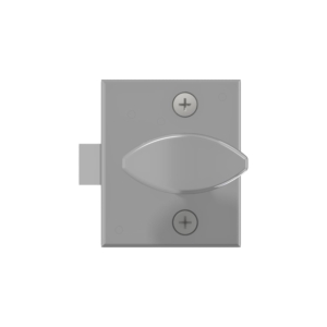 Rim lock for glass doors with olive handle Brass | GSV-No. 3713
