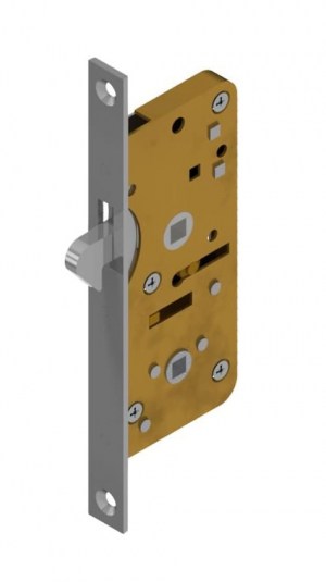 Sliding door mortise WC lock backset 32mm Brass | GSV-No. 969 WC