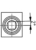 Einsteckriegelschloss für Zylinder Messing / Edelstahl (A2) | GSV-Nr. 1172 Z