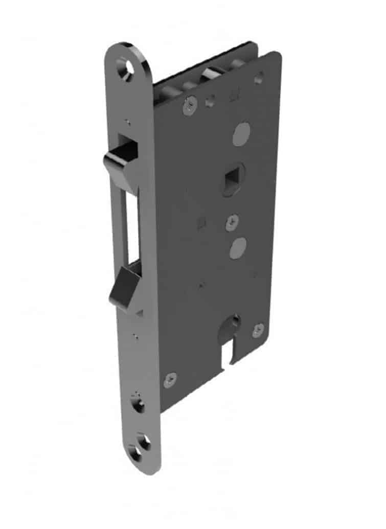 Heavy sliding door locks brass with hardware